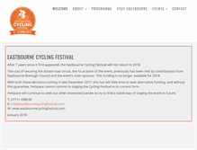 Tablet Screenshot of eastbournecyclingfestival.com